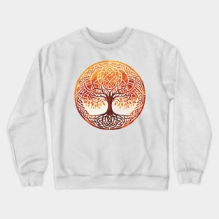 Yoga Teacher Celtic Knot Tree of Life Crewneck Sweatshirt